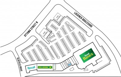 Lackner Shopping Centre plan