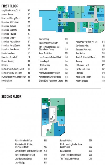 Lake Bonavista Promenade plan