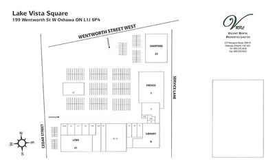 Lake Vista Square Shopping Centre plan