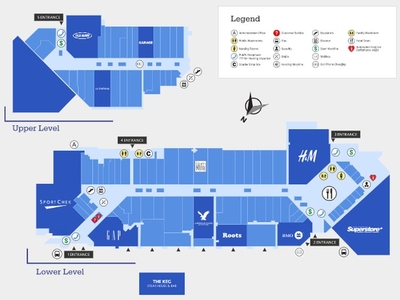 Lansdowne Place Mall plan