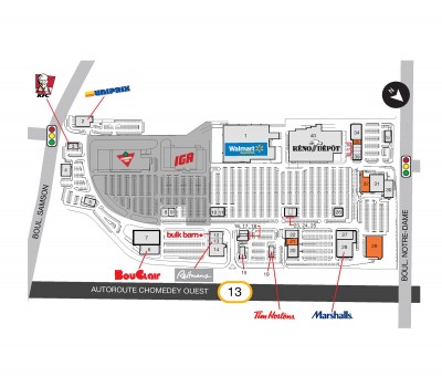 Laval West SmartCentre plan
