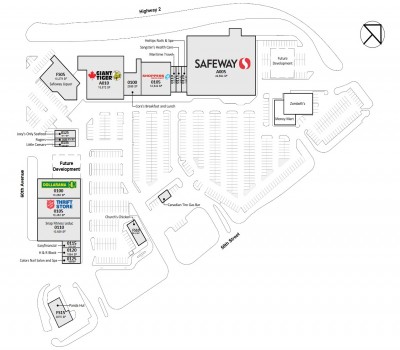 Leduc Towne Square Centre plan