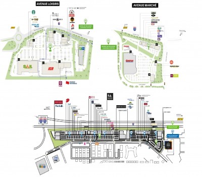 Les Avenues Vaudreuil (Mega Centre Vaudreuil) plan