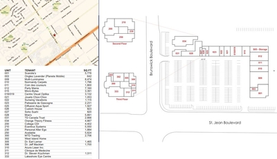 Les Colonnades Pointe-Claire plan