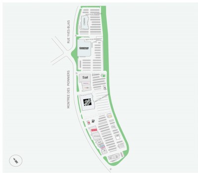 Les Galeries de Lanaudiere plan