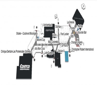 Les Promenades de l'Outaouais plan