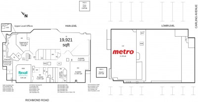 Lincoln Fields Shopping Centre plan