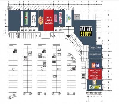 Linden Ridge Shopping Centre plan