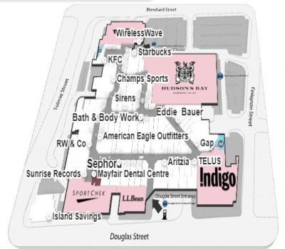 Mayfair Shopping Centre plan