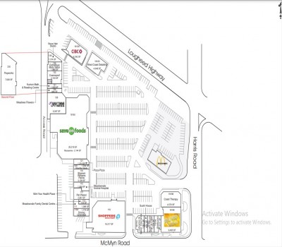 Meadow Vale Shopping Centre plan