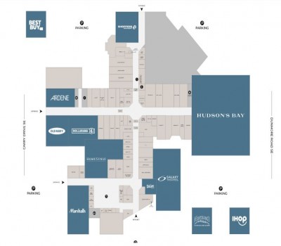 Medicine Hat Mall plan