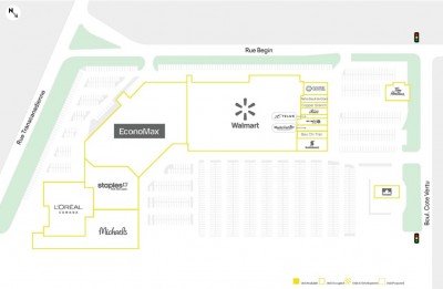 Mega Centre Cote Vertu plan