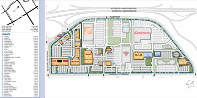 Méga Centre Lebourgneuf  plan