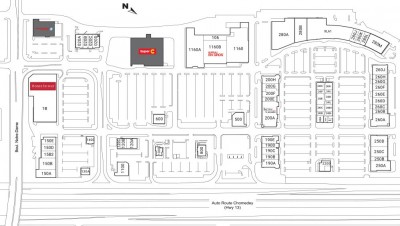 Mega Centre Notre-Dame plan
