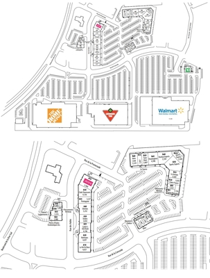 Méga Centre Rive Sud plan