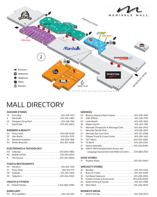 Merivale Mall plan