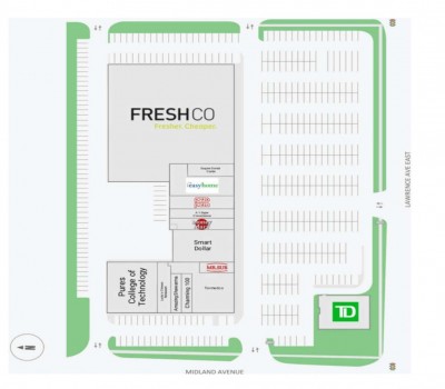 Midland Lawrence Plaza plan