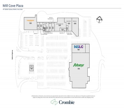 Mill Cove Plaza plan