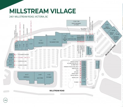 Millstream Village Shopping Centre plan