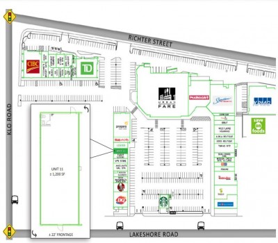 Mission Park Shopping Center plan