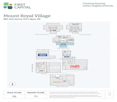 Mount Royal Village plan