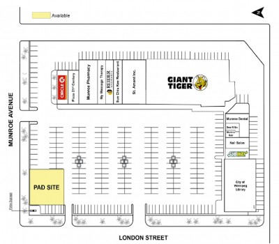 Munroe Shopping Centre plan