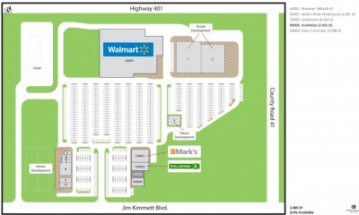 Napanee Shopping Centre​ plan