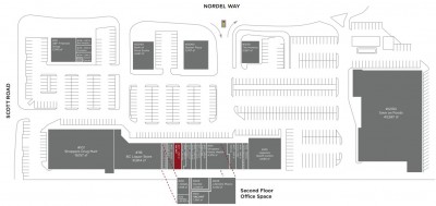 Nordel Crossing Shopping Centre plan