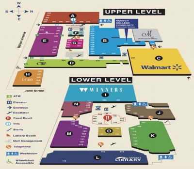 North York Sheridan Mall plan