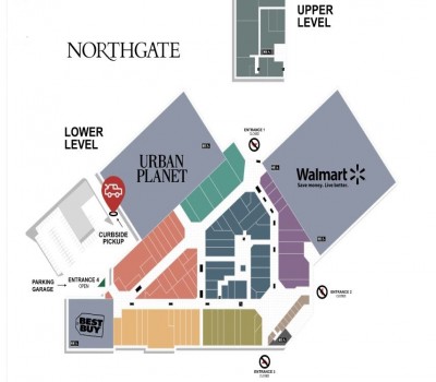 Northgate Shopping Centre plan