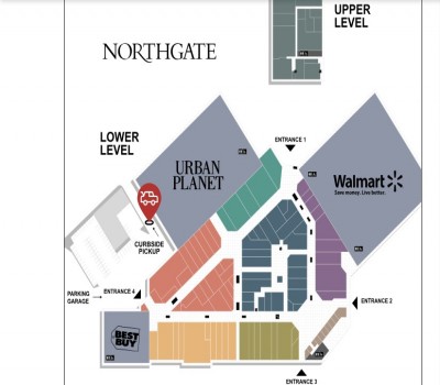 Northgate Shopping Centre plan