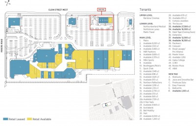 Northumberland Mall plan