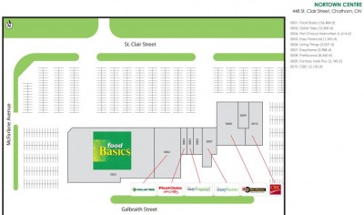 Nortown Centre plan