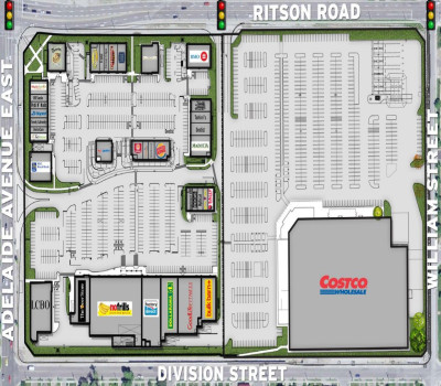 Oshawa Gateway Shopping Centre plan