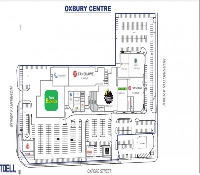 Oxbury Centre plan