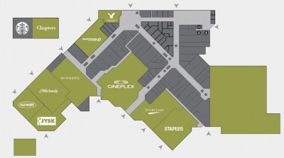 Park Place Mall Shopping Centre plan