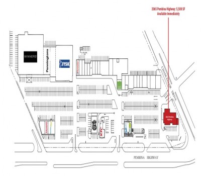 Pembina Village Shopping Centre plan