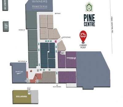 Pine Centre Mall plan