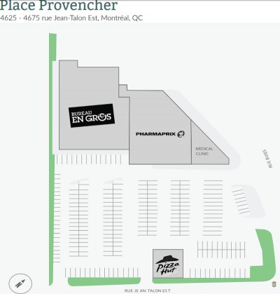 Place Provencher plan