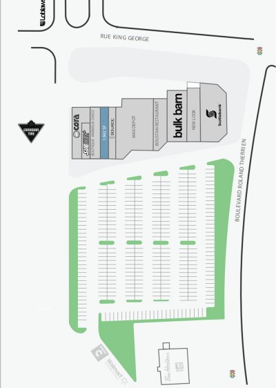 Place Roland Therrien plan