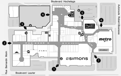 Place Sainte-Foy plan