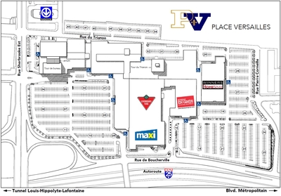 Place Versailles plan