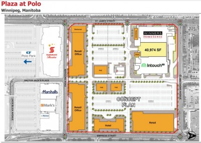 Plaza at Polo Park plan