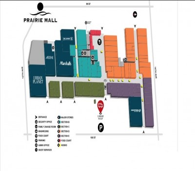 Prairie Mall Shopping Center plan