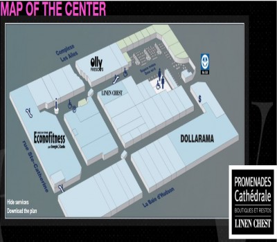 Promenades Cathedrale plan