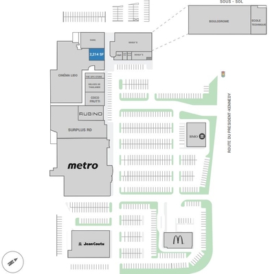 Les Promenades de Lévis plan