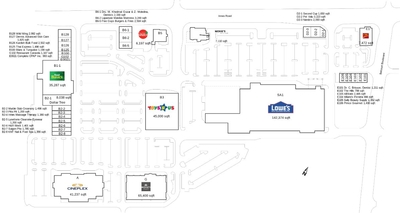 RioCan Centre Belcourt plan