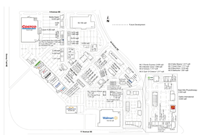 East Hills Shopping Centre plan