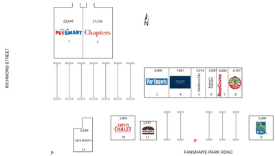 RioCan London North Shopping Centre plan