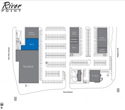 River Point Shopping Centre plan